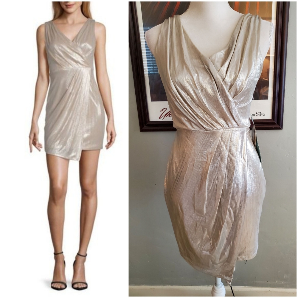 New Silver Holiday Party Dress